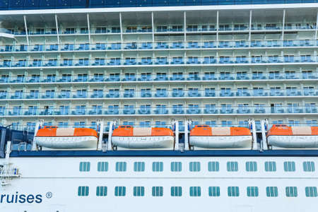 Lifeboats on Celebrity Shipのeditorial素材