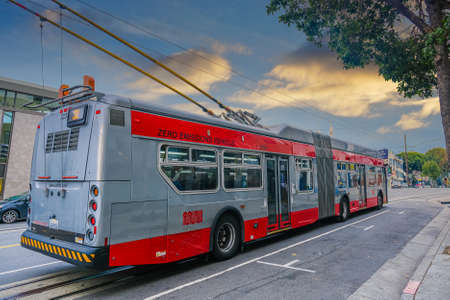 Zero Emissions Vehicle in San Franciscoのeditorial素材