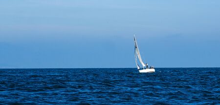Working the Sailの写真素材