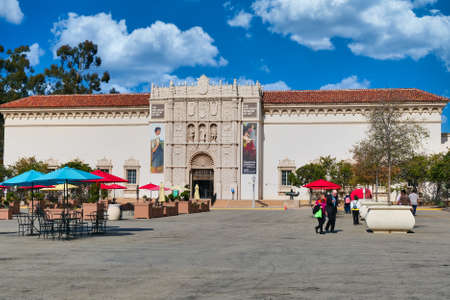 San Diego Museum of Art in Balboa Parkのeditorial素材
