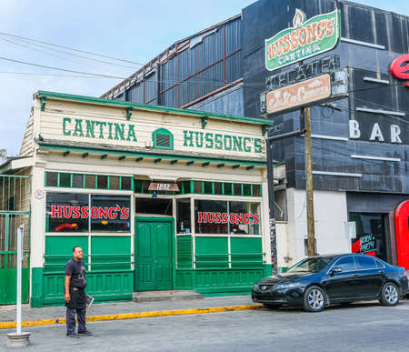 Cantina Hussongs in Ensenadaのeditorial素材