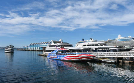 Flagship Patriot at Dockのeditorial素材