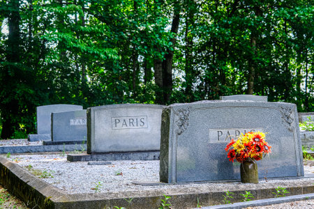 In the United States, there are approximately 115,000 cemeteries, The total revenue produced from the funeral industry in the U.S. alone was 14.2 billion in 2016の写真素材