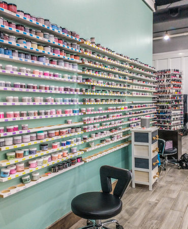 Rack of Nail Colorのeditorial素材