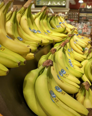 Chiquita Bananas in Marketのeditorial素材