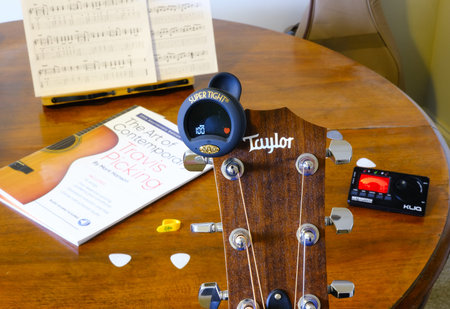 Guitar Practice Area