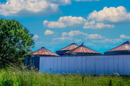 Old Silos by Trailerの写真素材