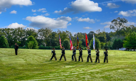 Color Guard at Nine Eleven Memorial