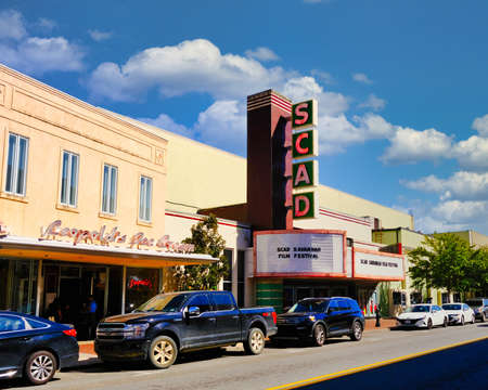Marquee for SCAD Film Festivalのeditorial素材