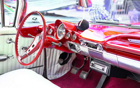 Dashboard of Classic Chevyのeditorial素材