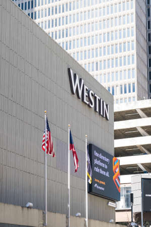 Flags at Westin Hotelのeditorial素材