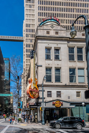 Hard Rock Cafe in Atlantaのeditorial素材