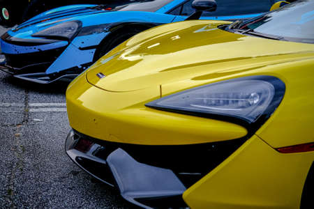 Yellow McLaren Hoodのeditorial素材