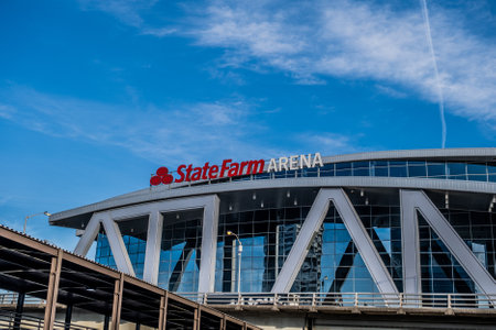 State Farm Arena in Atlantaのeditorial素材