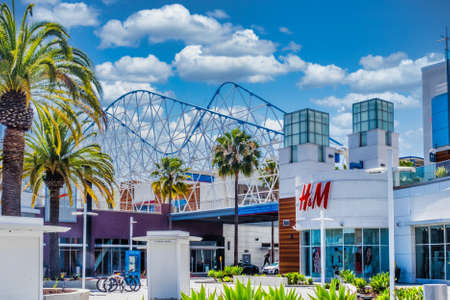 Retail Shopping Area in Long Beachのeditorial素材