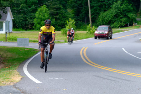 Participants in the GA400 City Tourのeditorial素材