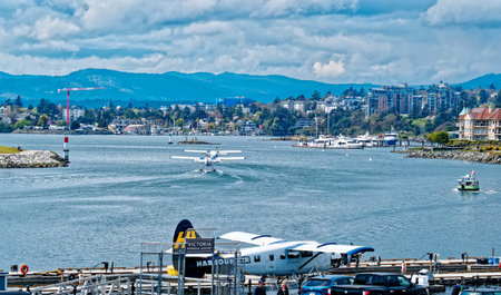 Seaplane Leaving Victoria Harbor