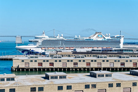 Caribbean Princess Beyond Warehousesのeditorial素材