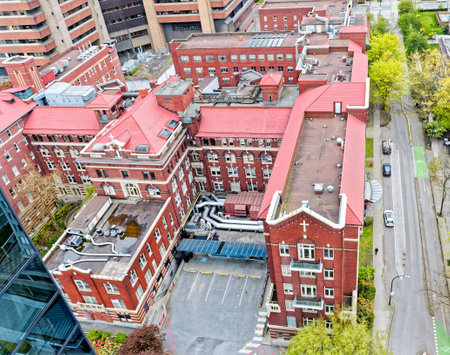 St. Pauls Hospital in Vancouverのeditorial素材