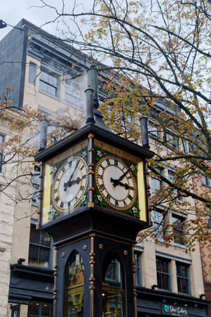 Iconic Gastown Steam Clockのeditorial素材