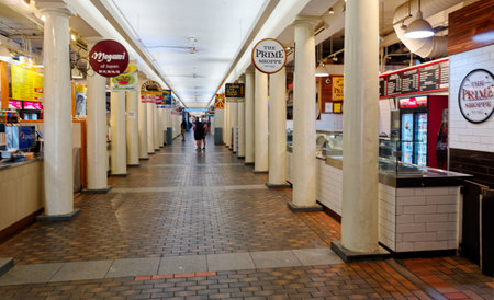 Quiet Time Inside Quincy Marketのeditorial素材