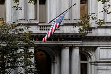 Old City Hall on the Freedom Trailのeditorial素材