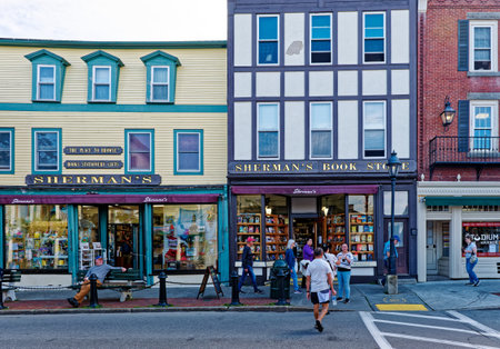 Shermans Book Store in Bar Harborのeditorial素材