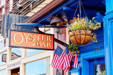 Oyster Bar in Bar Harborのeditorial素材