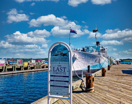 HMCS Sackville - The Las Corvetteのeditorial素材