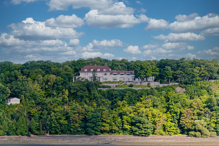 Mansion on the Coast of Quebecのeditorial素材