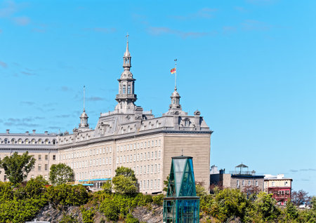 Roof of Laval University in Quebec Cityのeditorial素材