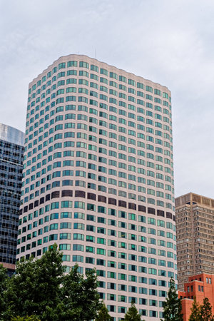 Modern Building in Downtown Bostonのeditorial素材