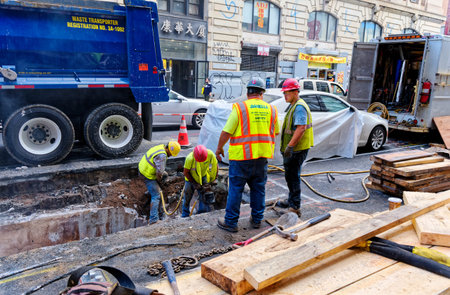 Road Construction in Chinatown