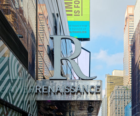 Marriott Renaissance in Times Squareのeditorial素材