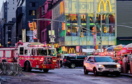 FDNY Fire Truck in Times Square