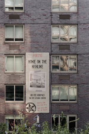 Condos on the High Lineの写真素材