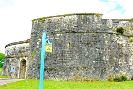 Fort Fincastle in San Juanの写真素材