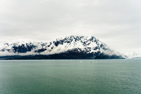 Hubbard Glacier in Alaskaの写真素材