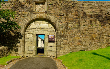 Entrance to Fort Charlotte in Lerwickのeditorial素材