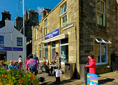 Da Harbour Chippy in Lerwickのeditorial素材