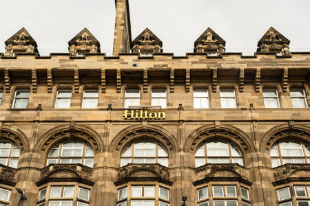 Hilton Hotel in Edinburghのeditorial素材