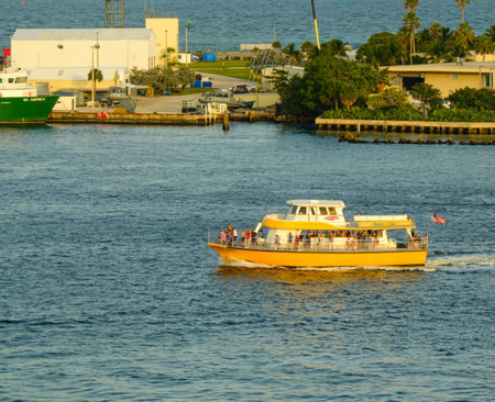 Water Taxi in Port Evergladesのeditorial素材