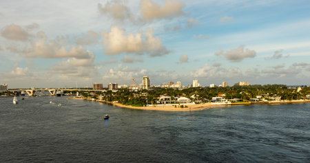 Where Intracoastal Meets Port Evergladesのeditorial素材