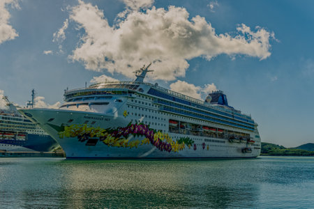 Norwegian Sky in Antiquaのeditorial素材