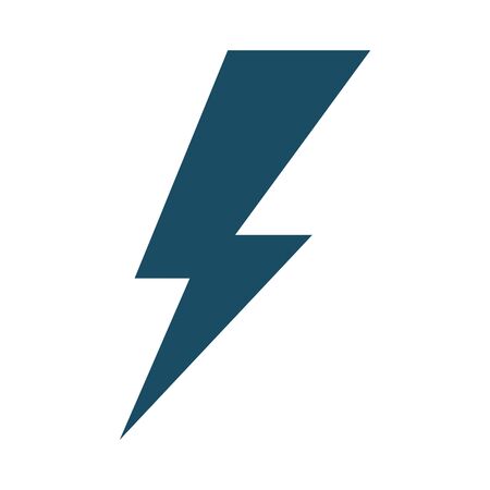 High quality dark blue flat lightning icon. Pictogram, graphic design, element. Useful for web site, banner, greeting cards, apps and social media posts.の写真素材