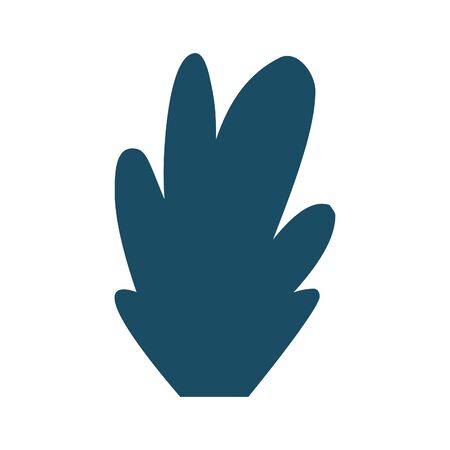High quality dark blue flat leaf icon. Pictogram, nature, ecology, environment. Useful for web site, banner, greeting cards, apps and social media posts.の写真素材