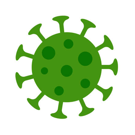 High quality dark blue virus, pandemic, bacteria icon. Pictogram, icon set, illustration. Useful for web site, banner, greeting cards, apps and social media posts.の写真素材