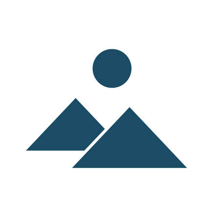 High quality dark blue flat icon. Pictogram, icon set, illustration, Useful for web site, banner, greeting cards, apps and social media posts.の写真素材