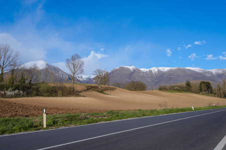 a view of norcia in umbria, italy