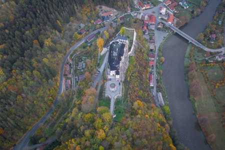 Cesky Sternberk Castle is a Bohemian castle of the mid-13th century, located on the west side of the River Sazava overlooking the village with the same name of the Central Bohemiaのeditorial素材